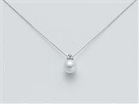 Collana Miluna Donna in Oro bianco Diamante PCL2018